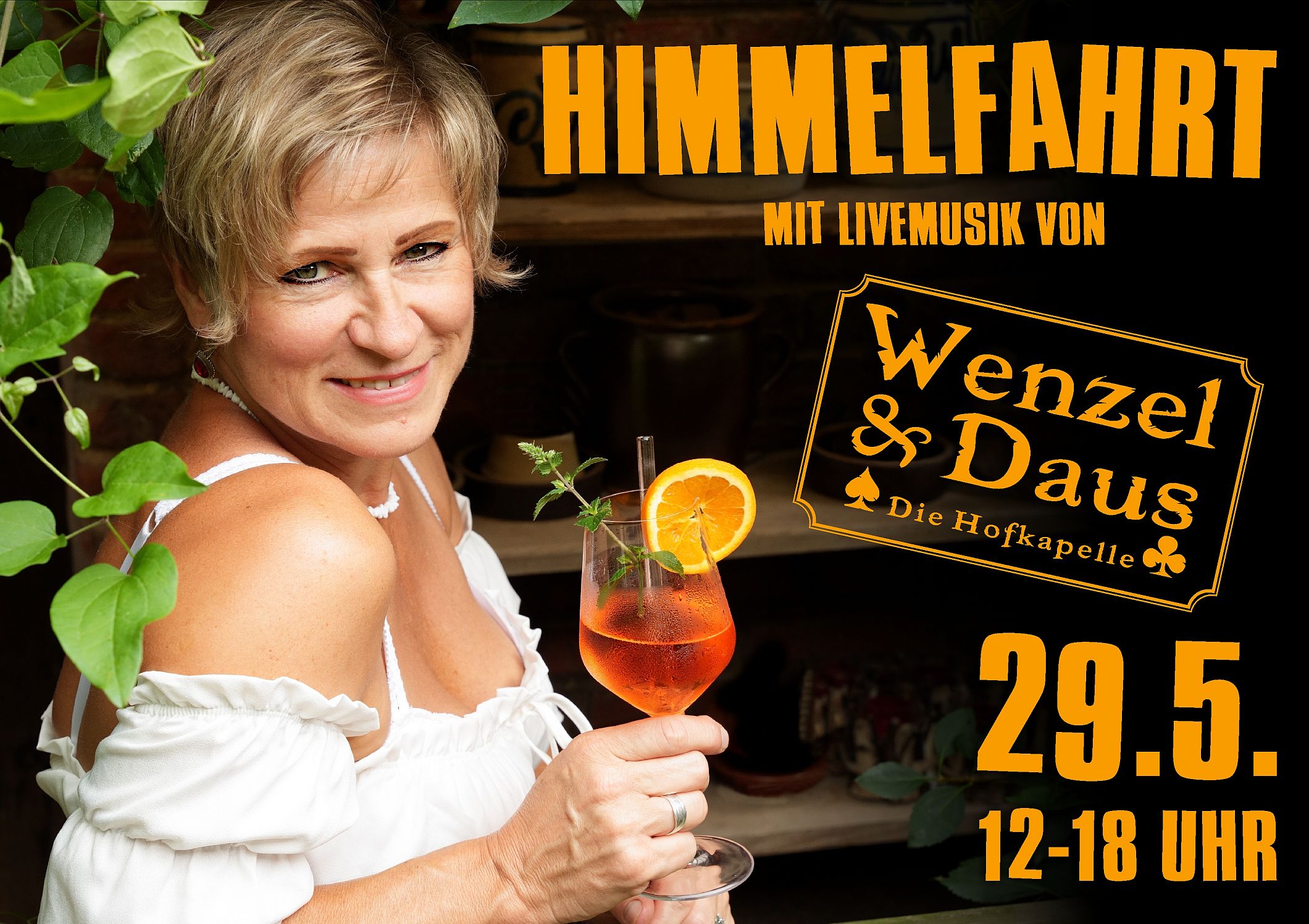 himmelfahrt cafe mit livemusik von wenzel und daus